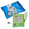 thumbnail image 2 of HQRP 4-Pack Battery Compatible with UNIDEN BP-38 BP-40 GMR1058 GMR1058-2CK GMR1058-4CK GMR1448 GMR1448-2CK GMR1558 GMR1558-2ck GMR1588 GMR1588-2ck GMR1595 GMR1595-2CK GMR1838 Two-Way Radio, 2 of 8