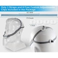 thumbnail image 4 of Replacement Headgear Compatible for ResMed Airfit P10 Nasal Pillow CPAP Strap 3 Shoulder Straps and, 4 of 5