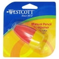 thumbnail image 4 of Westcott Plastic Manual One Hole Pencil Sharpener, Red/Yellow, 1-Count, 4 of 9