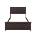 thumbnail image 5 of AFI Madison Full Wood Foundation Bed with Matching Headboard Footboard, Espresso, 5 of 6