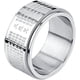 thumbnail image 3 of Anillos budistas de acero inoxidable para hombres grabados chinos Gran Compasión Mantra bandas de 0.433 in de ancho, 3 of 5