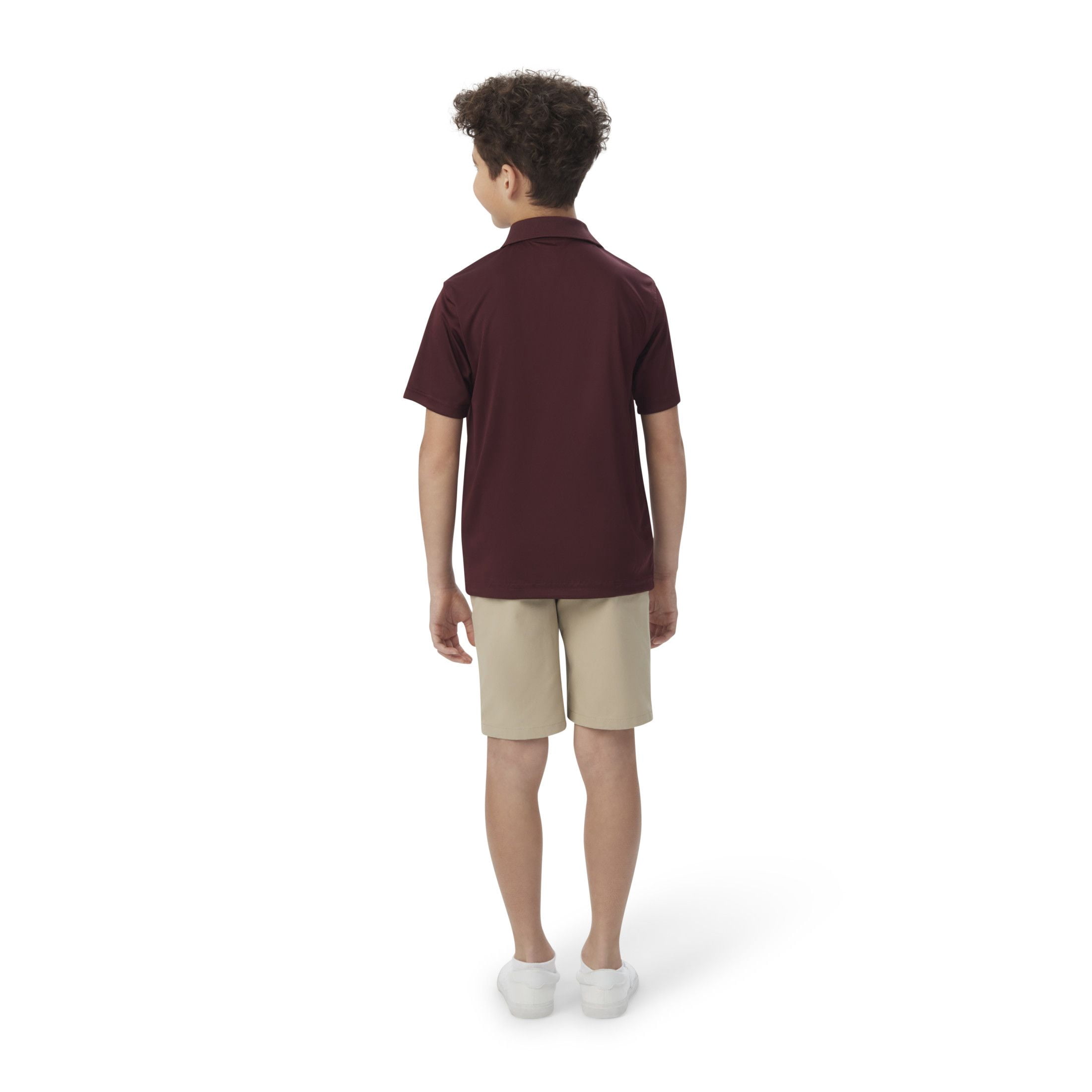 French Toast Boys 4-20 School Uniform Short Sleeve Stretch Moisture Wicking Polo Shirt