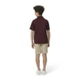 thumbnail image 5 of French Toast Boys 4-20 School Uniform Short Sleeve Stretch Moisture Wicking Polo Shirt, 5 of 5
