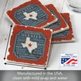 thumbnail image 2 of Thirstystone Texas Cities Tumbled Tile Stone Coaster 4-Pack, 2 of 7