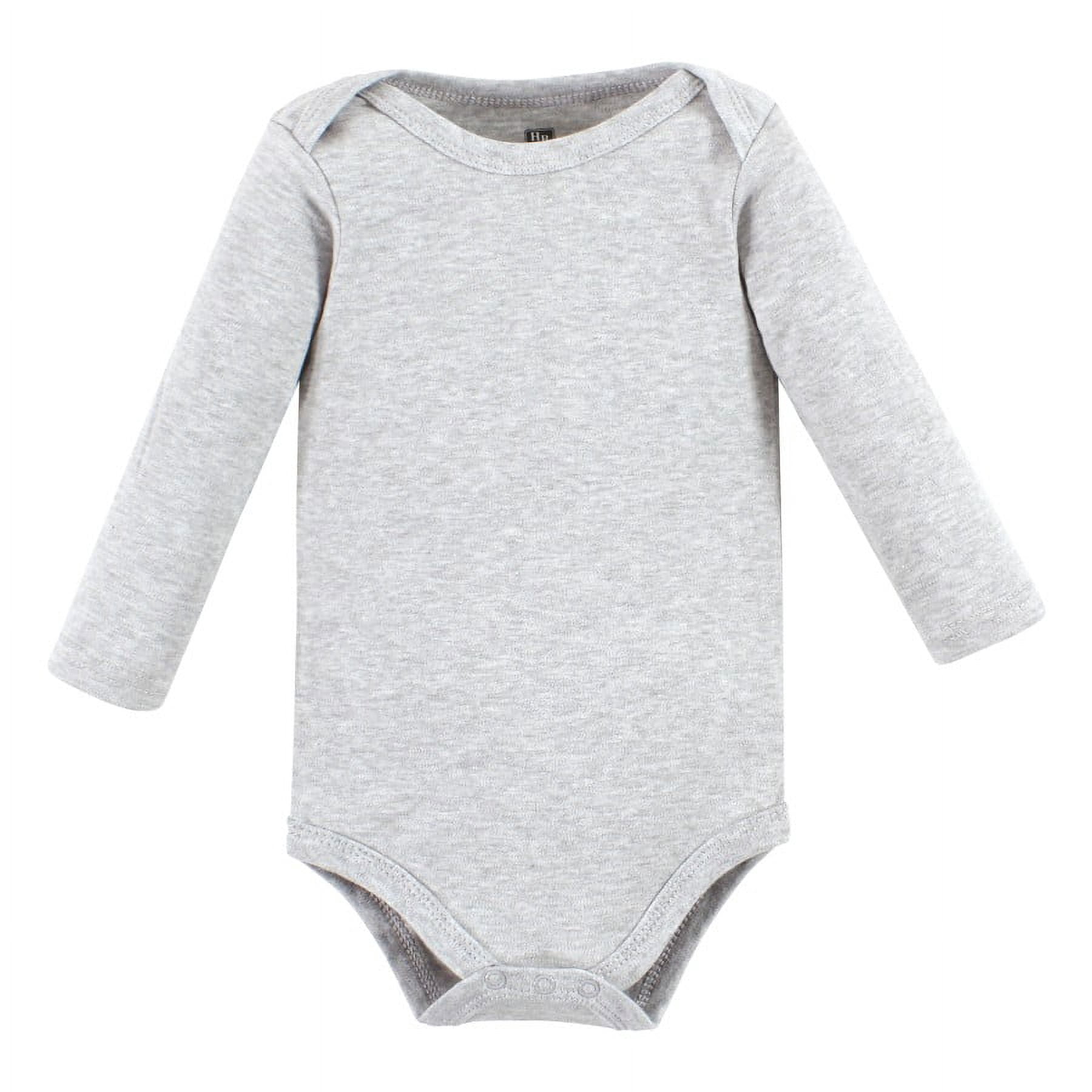 Hudson Baby Infant Girl Cotton Long-Sleeve Bodysuits, Girl Mommy 5-Pack, Preemie