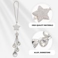 thumbnail image 3 of 1Pc Car Rearview Mirror Rhinestone Pendant Beautiful Pendant Hanging Decor, 3 of 7