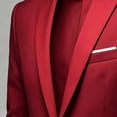 thumbnail image 6 of Riecok Blazers for Men Button Front Business Suit Jacket Solid Long Sleeve Casual Coat Formal Office Clothes with Pocket, 6 of 8
