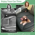 thumbnail image 4 of Leather Car Seat Cover Bottom Only Slip Padding Seat Cushion Full Wrap Seat Protector with Storage Function Universal Fit for Most Cars SUV Pickup Trucks () (), 4 of 7