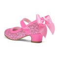 thumbnail image 3 of Bocca Girls Party Dress Shoes Pink Mary Jane Wedding Princess Shoes With Bow 11M, 3 of 6