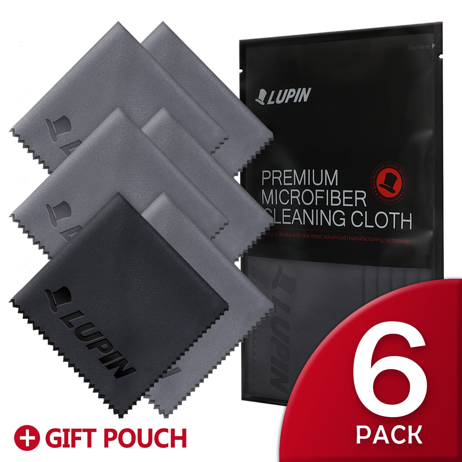 TV Lenses Glasses Cleaning Cloth Premium 100% Microfiber Cleaning Cloths 2 Pack, Style 1 LCD Monitor Tablets idea for Smart Phones Camera iPhone Cleaning Cloths ipad Optics Etc 