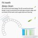 thumbnail image 5 of 8 pcs Replacement Brush Heads for X3Pro/X3U/X5/V1/V2/X1 Electric Toothbrush Deep Cleaning Replacement, 5 of 5