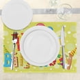 thumbnail image 3 of Ambesonne Funny Place Mats Set of 4, Ice Cream Candies, Standard Size, Multicolor, 3 of 6