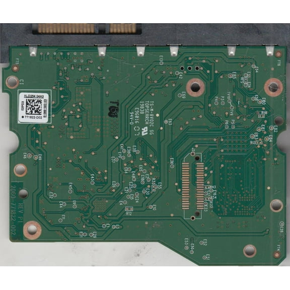 WD4000FYYZ-01UL1B0, 771822-D02 02PD3, WD SATA 3.5 PCB
