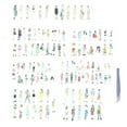thumbnail image 3 of 108 Pcs People Stickers for Journaling Scrapbooking,Urban Scrapbook Sticker for Junk Journal Supplies Kit, 3 of 6