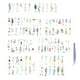 thumbnail image 2 of 108 Piezas Etiquetas Engomadas de Personas para Diario, áLbum de Recortes, Etiqueta Engomada de áLbum de Recortes de Chica de Moda Urbana para Kit de Suministros de Diario Basura, 2 of 5
