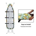 thumbnail image 4 of Kuiaobaty Ironing Board Cover Soft Heavy Duty Iron Covers Protective Scorch Polyster Standard Size 15 x 54 Inch for Ironing Board Home Decor, Lemon Flower Strawberry Pattern, 4 of 5