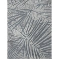 thumbnail image 3 of Contemporary Style Palm Leaves Designed Set of 2 Throw Pillows, Gray, 3 of 4