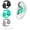 Multicolored 3, variant on Swimming Ear Plugs for Adults,3 Pairs Waterproof Reusable Silicone Swim Earplugs for Swimming Surfing Snorkeling Showering and Water Pool,Beach,Ocean