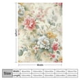 thumbnail image 4 of ARISTURING Floral Spring Vintage Wild Flowers Decor Flannel Blanket for Bed All Seasons Super Soft Blanket 60x80in, 4 of 6