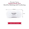 thumbnail image 3 of Hirn Premier Yarns Parfait Chunky Chenille, 100 g, paquete de 3 unidades, color blanco, 3 of 7