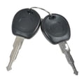 thumbnail image 4 of TRQ Exterior Front Outside Door Handle w/ keys Pair Set for 93-99 VW Jetta Golf DHA36987, 4 of 5