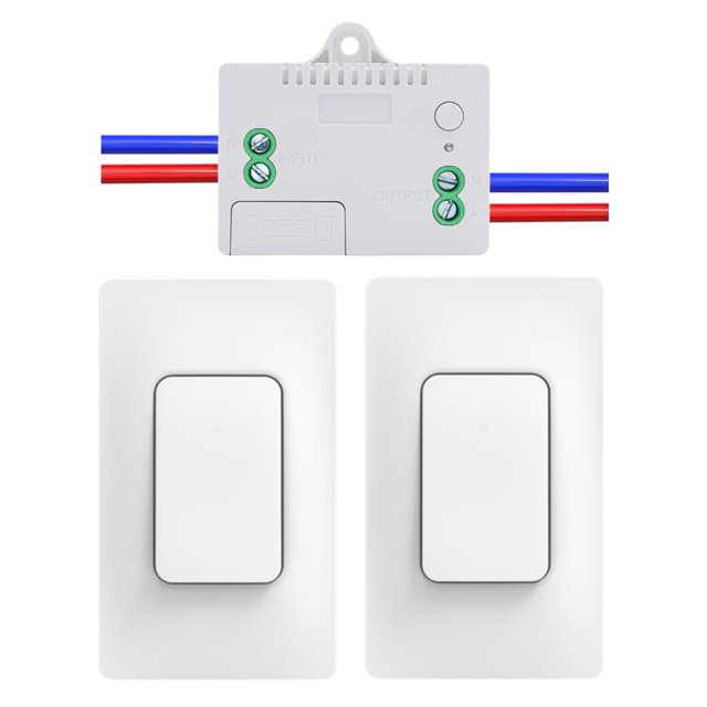 Kit de interruptor inalámbrico de luz Cerhot autoalimentado sin batería