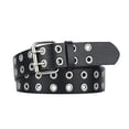 thumbnail image 1 of Langgg Ceinture Punk Boucle All Trend All Match pour Jeans Femmes Ceinture Intemporelle Résistante à l'Usure Noir 105cm 5Set, 1 of 6