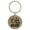 Light Brown, variant on Best Mom Ever Teal Laser Engraved Leatherette Keychain Backpack Pull - 1.5 x 3 Inches