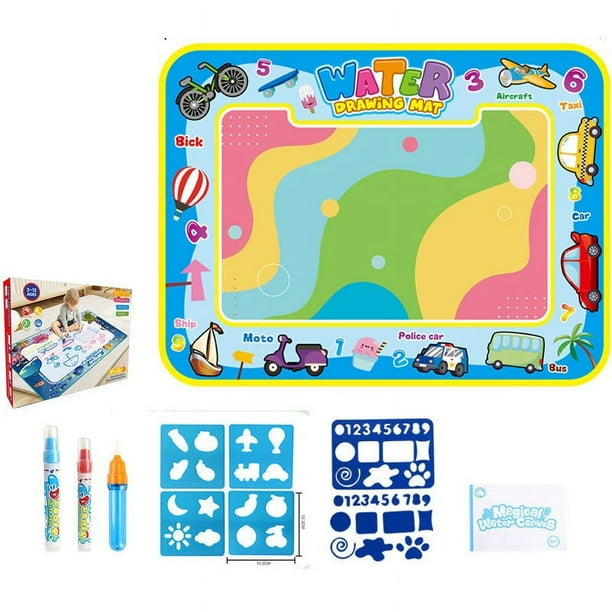 Xihbxyly Ofertas Prime Del Día Ofertas Relámpago Alfombrilla Dibujo para Pintura Acuática, Lienzo Mágico de Agua, Alfombra de Aprendizaje con Agua, Tela para Escribir con Agua, Dibujo para Niños, Agu