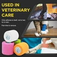 thumbnail image 4 of 12 Rolls Self Adhesive Bandage Wrap, Elastic Athletic Tape, Self Stick Bandage Tape, Vet Wrap, Medical Wrap for Wrist, Feet, 2" x 5 Yards Spring 2 Inch, 4 of 5