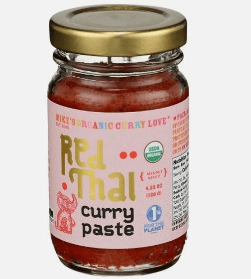 Mike's Organic Curry Love - Curypste Organic Red Thai Mld - Case Of 6-4.23 Oz