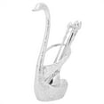 thumbnail image 2 of Spoons Set, Cake Spoon, Carving Appearance Wedding Supplies For Home Kitchen Dessert Shop Silver 6 Spoons, 2 of 8