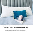 thumbnail image 4 of Full Body Pillow for Adults Shredded Memory Foam Long Pillow for Sleeping with Removable Bamboo Cover Firm Hug Pillows for Side a, 4 of 8