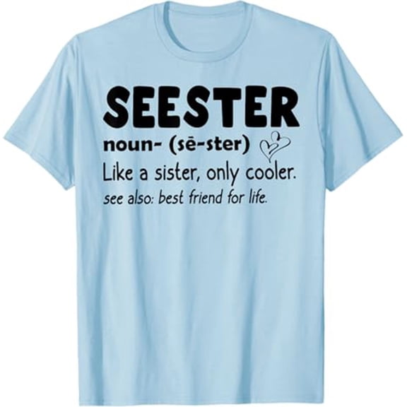 Fshinging Women's Fashion Casual Top Seester Short Sleeved Pullover Round Neck Top 1