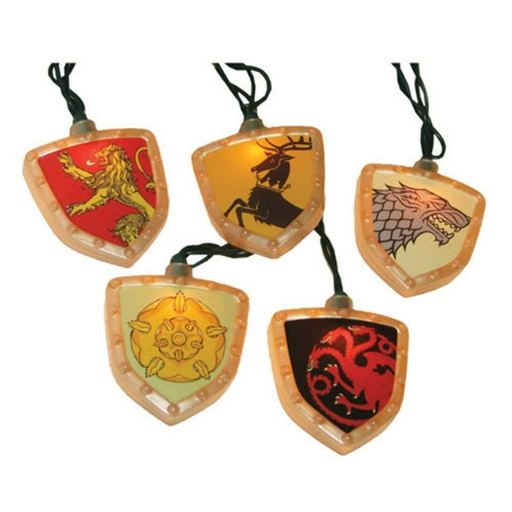 Kurt S. Adler GO9141 10-Light Game of Thrones Shield Light Set