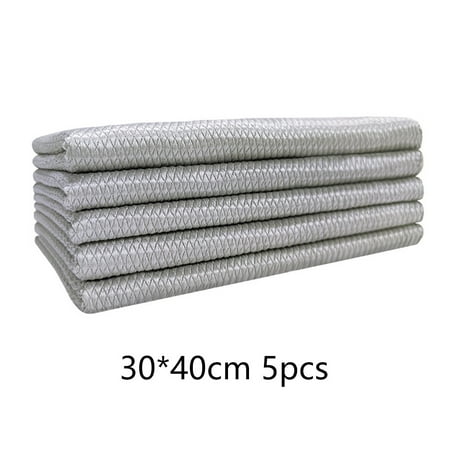 

Goodhd 5PCS/Set Fish Scale Microfiber Polishing Cleaning Cloth Kitchen