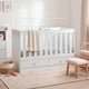 thumbnail image 1 of Cuna Colecho de Madera 2 en 1 Corral Multifuncional Color Blanco Cama Bebé con Cajones, 1 of 8