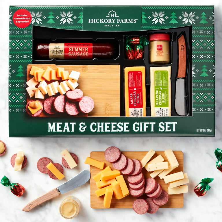 Hickory Farms $14.88 Meat & Cheese Gift Box Gourmet Charcuterie