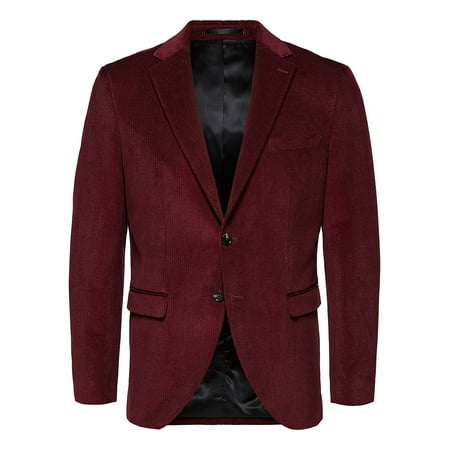 Notch Lapel Cotton-Blend Sportcoat
