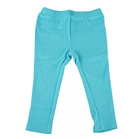 Primary Solid Stretch Knit Jegging- POOL - 6m
