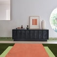 thumbnail image 4 of Hand tuft rug, Pink & Green color, Wool carpet, 5x7 Bed, Living, room, 4 of 10