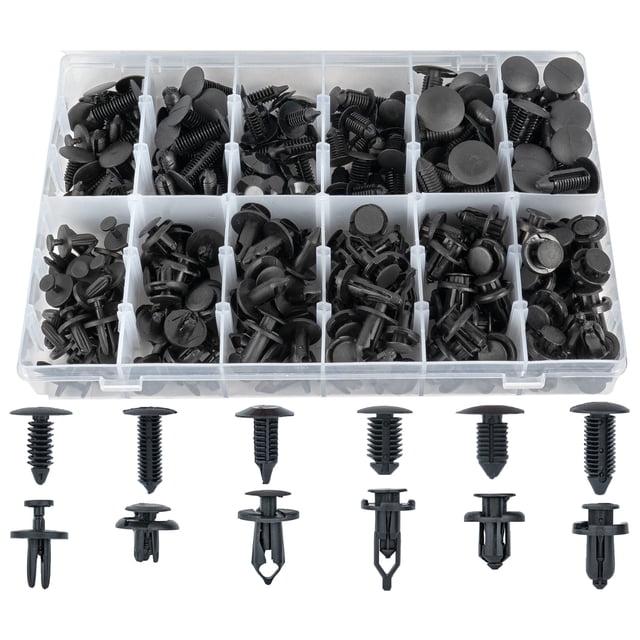 Kit de clips para coche, remaches, remaches, cierres a presión, 240 unidades