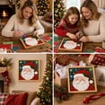 thumbnail image 3 of DIY Christmas Fabric Art Painting Kit, No-Sew Christmas Fabric Poke Mosaic Craft with Frame & Tools, Adult DIY Art Set, Holiday Wall Decor, Xmas Gift for Craft Lovers, 3 of 8