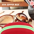 thumbnail image 6 of LOLIPPYY Sunglass Case Eyeglass Holder EVA Shock-Resistant Portable Protective Cover 1 Pack for School and Outdoor Use, 6 of 8
