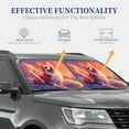 thumbnail image 4 of Sikiie Sunset Cloud Corgi Print Foldable Car Windshield Sun Visor, Car Window Sunshade Suitable for Sedan, SUV and Truck Car Accessories-Medium, 4 of 6