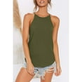 thumbnail image 3 of Womens Knit V Neck Tank Tops Summer Casual Sleeveless Shirts Loose Blouses, 3 of 5