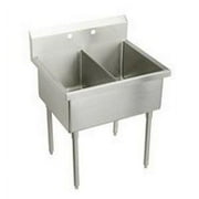 WNSF TWO COMPT SCULLERY SINK