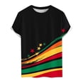 thumbnail image 4 of Tops para hombre, blusas y camisas de manga corta con cuello redondo para hombre Camisa de manga corta estampada para hombre Top/camisa de manga corta con cuello redondo Tops para hombre, 4 of 4