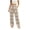Brown(Womens Pj Pants), variant on LUVDA Womens Plaid Pajama Pants Flannel Casual Stretch Wide Leg Pj Pants with Pockets Comfy Soft Lounge Sleepwear