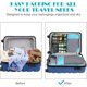 thumbnail image 2 of 7PCS Compression Packing Cube Set Expandable Mesh Travel Bag (Blue), 2 of 5